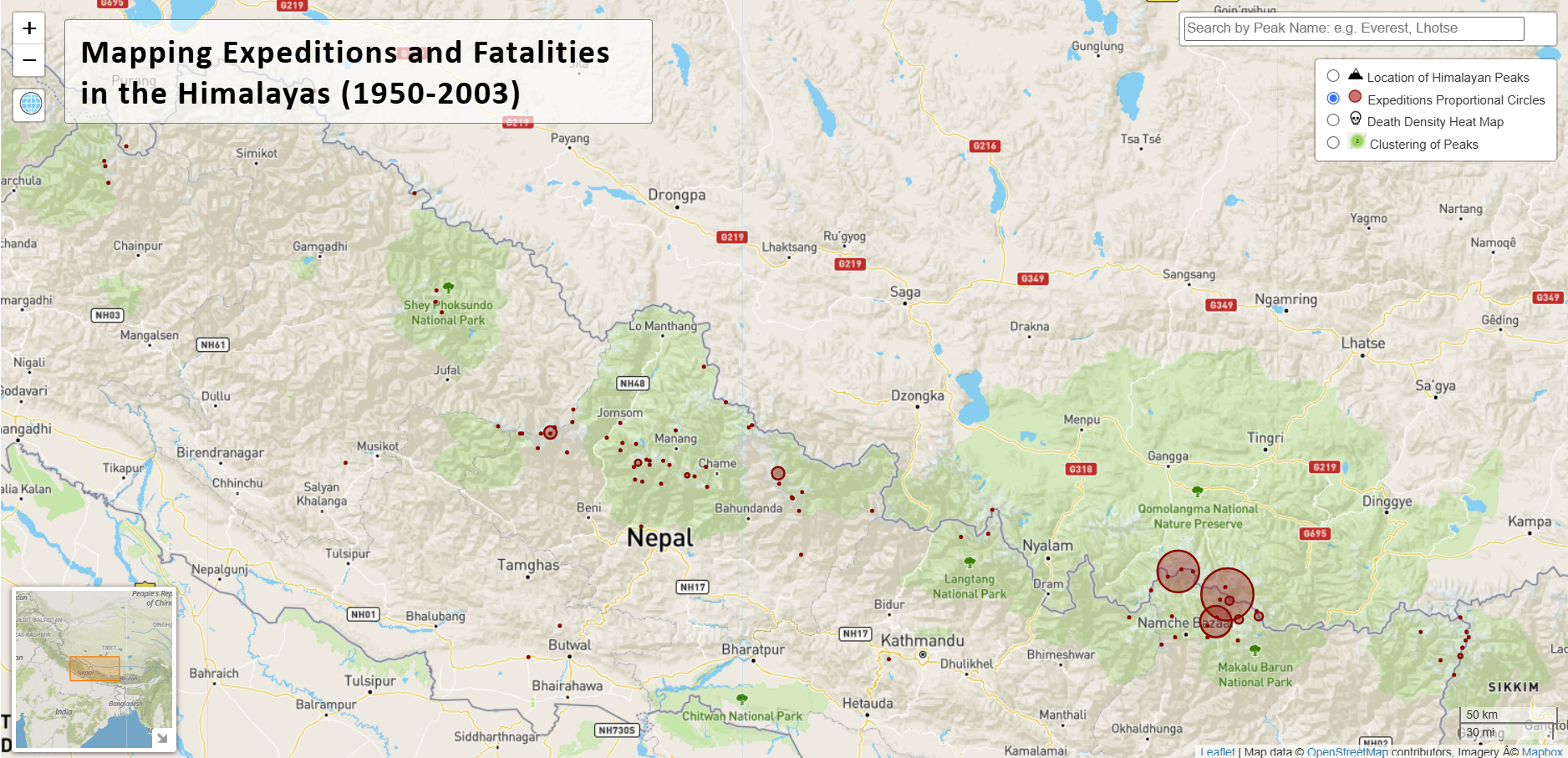 Madeline Meltesen Himalayas Map 